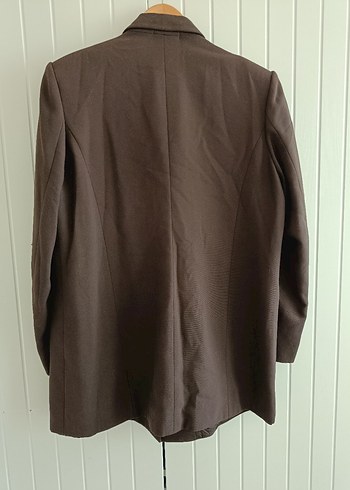 Kadın Kahverengi Pantolon Ceket Takım - Görsel 3