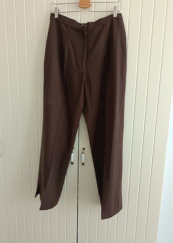 Kadın Kahverengi Pantolon Ceket Takım - Görsel 6