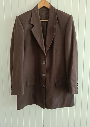 Kadın Kahverengi Pantolon Ceket Takım - Görsel 2