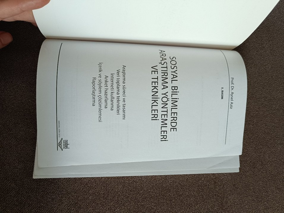 Sosyal Bilimlerde Araştırma Yöntemleri ve Teknikleri - Görsel 3