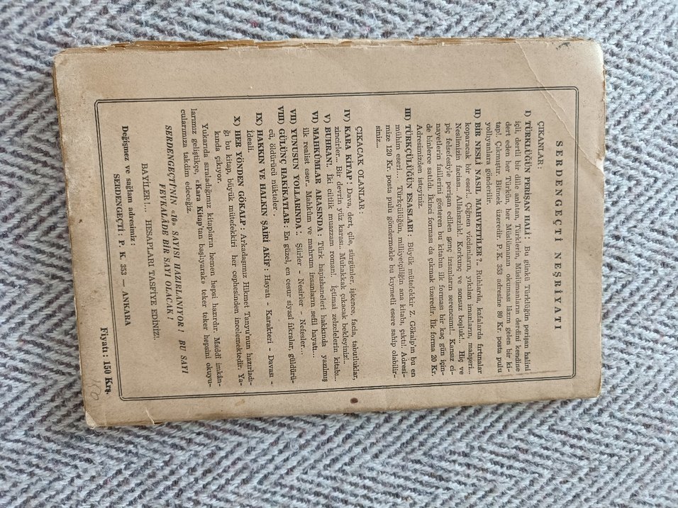 Ziya Gökalp - Türkçülüğün Esasları Kitabı - Görsel 2