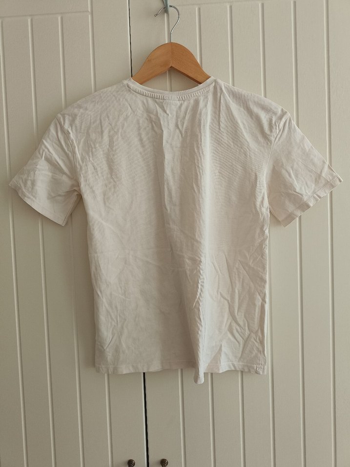 LCW Nakışlı Beyaz Kız Çocuk Tişörtü - Görsel 4