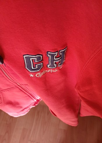 42 Beden kırmızı Renk Kırmızı Fermuarlı Kadın Sweatshirt