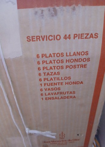 Les Verreries di Giero 44 Parça Turuncu Tabak Seti - Görsel 5