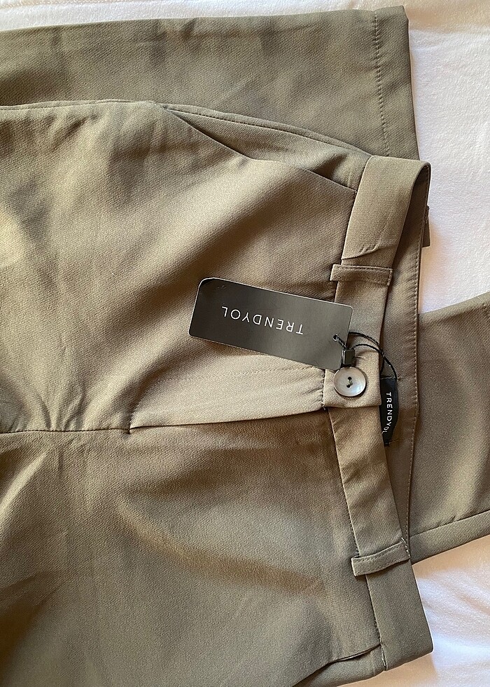 Kadın boru paça regular boy basic pantalon - Görsel 4