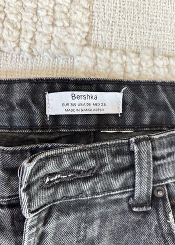 Bershka Bershka Siyah Mom Jean