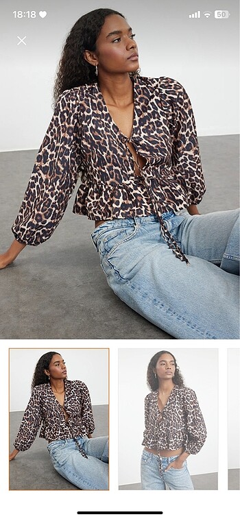 leopar gomlek