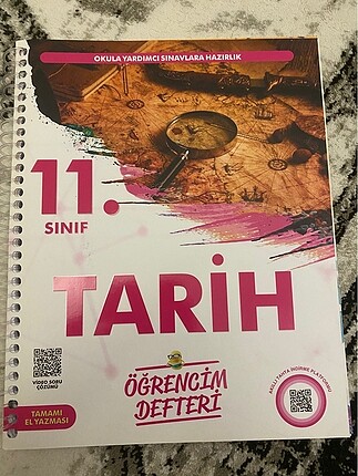 11.Sınıf Tarih Öğrencim Defteri