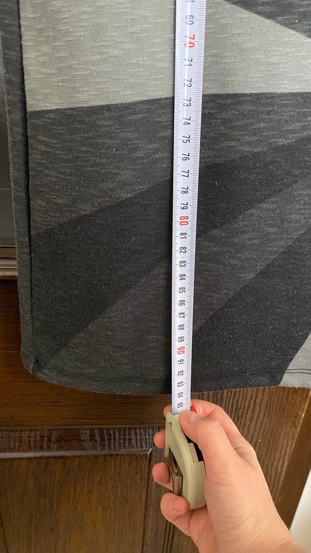 Uzun Kollu Gri Desenli Kadın Elbise - Görsel 2