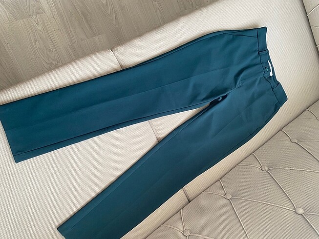 Zara Zümrüt Yeşil Yüksel Bel Cigarette Pantolon