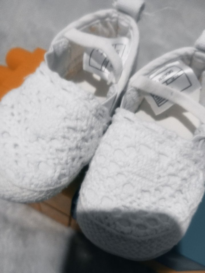 Kız Bebek Beyaz İlk Adım Ayakkabısı - Görsel 4