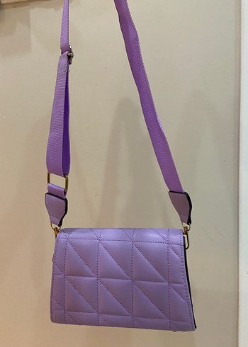 Mor Pastel Tokalı Kadın Çanta - Görsel 4