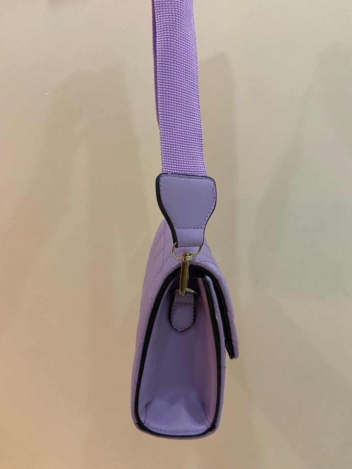 Mor Pastel Tokalı Kadın Çanta - Görsel 3