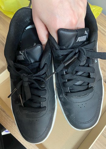 Siyah Beyaz Puma Kadın Spor Ayakkabı - Görsel 2