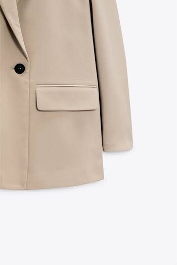 Zara Zara meşhur oversize kruvaze blazer