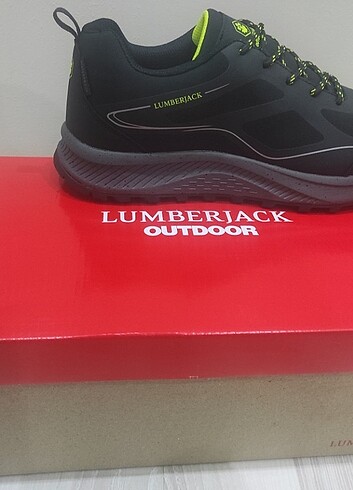 42 Beden siyah Renk Lumberjack su geçirmez erkek spor ayakkabı.