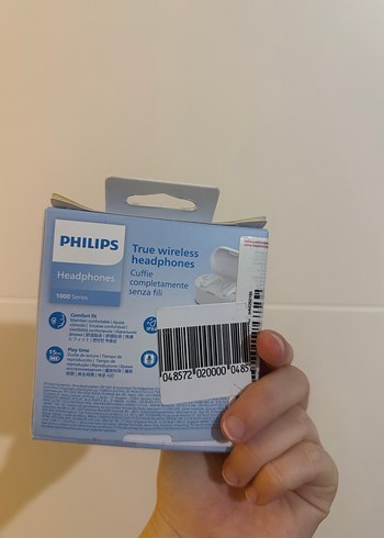 Philips Beyaz True Wireless Kulaklık - Görsel 2