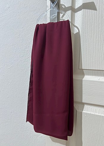 Şifon Bordo Şal