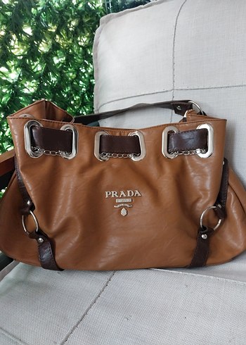 Prada Kahverengi Deri l Çanta