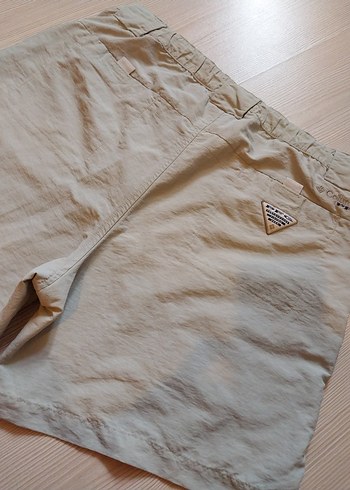 Bej Erkek Mini Rahat Kesim Şort - Görsel 3