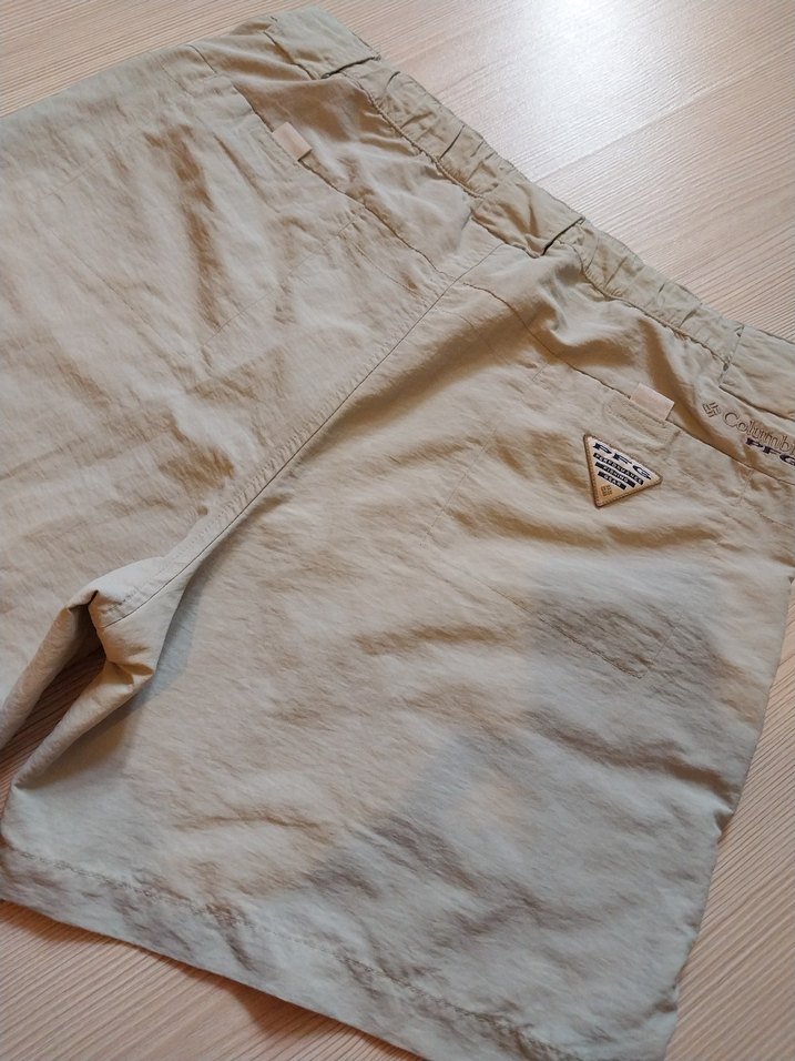 Bej Erkek Mini Rahat Kesim Şort - Görsel 3