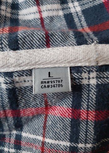 Kapüşonlu Ekose Pamuk Gömlek - Görsel 2