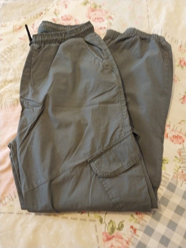 Gri Rahat Kesim Pantolon - Görsel 3