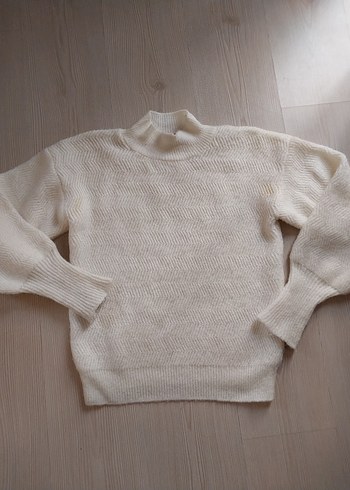 Kadın Gri Triko Balıkçı Yaka Kazak - Görsel 4