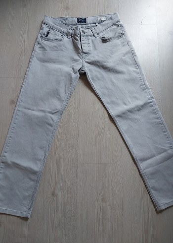 Gri Regular Fit Denim Erkek Jean Pantolon - Görsel 2