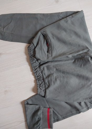 Gri Erkek Spor Rahat Kesim Eşofman - Görsel 4