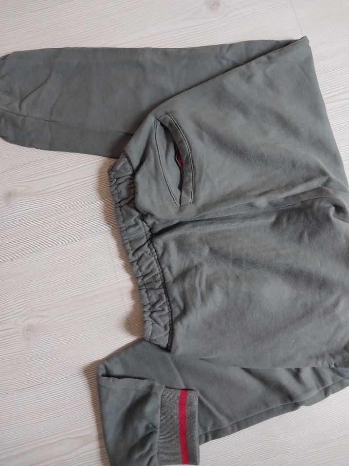 Gri Erkek Spor Rahat Kesim Eşofman - Görsel 4