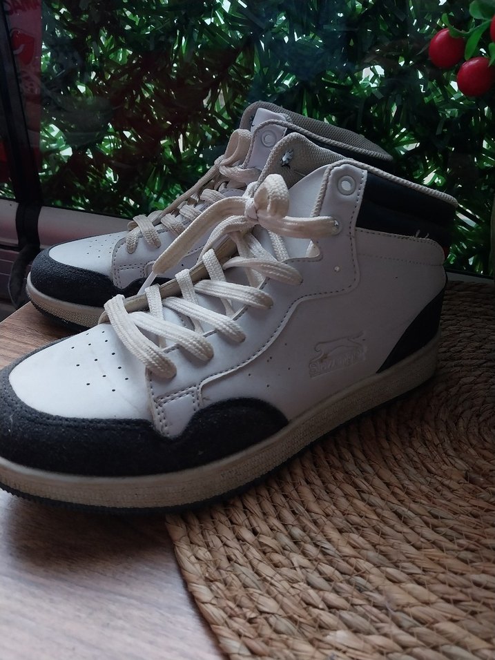 Gri Beyaz Bağcıklı Erkek Spor Ayakkabı - Görsel 5