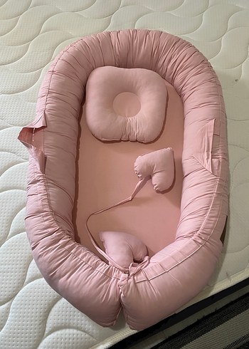 Beden Renk Pembe baby nest seti