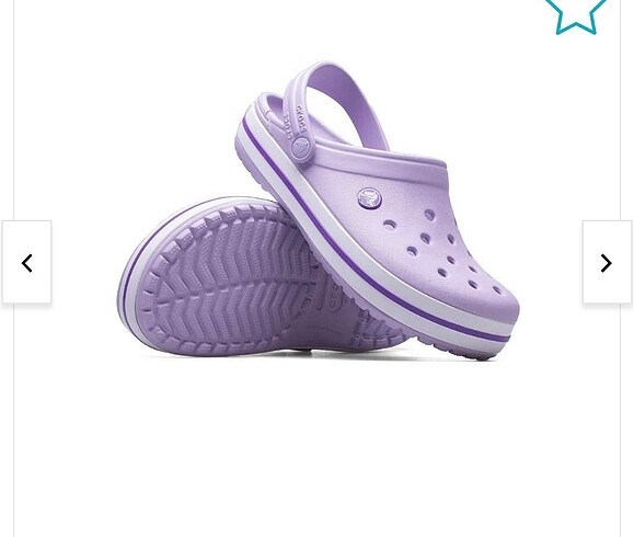 crocs lila terlik