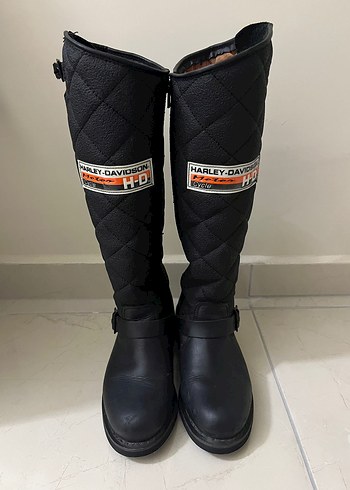 Siyah Harley-Davidson Tokalı Biker Dizüstü Bot