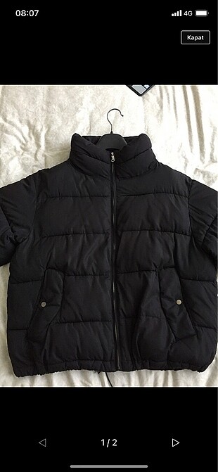 pull&bear siyah mont