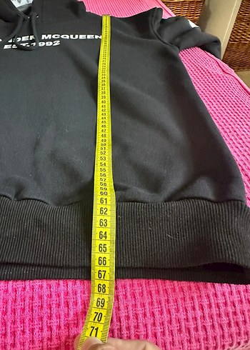 l Beden siyah Renk Alexander McQueen Siyah Kapüşonlu Sweatshirt