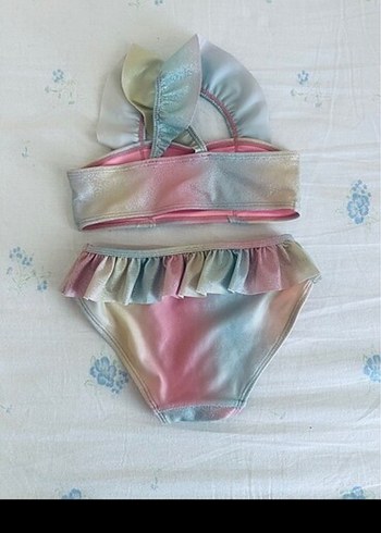H&M Kız Çocuk Pastel Renkli Bağlamalı Bikini