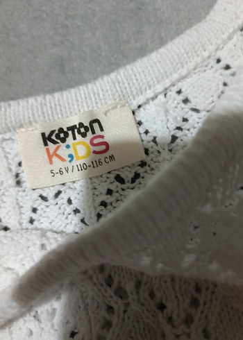 Sarı Şortlu Beyaz Örgü Kolsuz Bebek Kız Takımı - Görsel 6