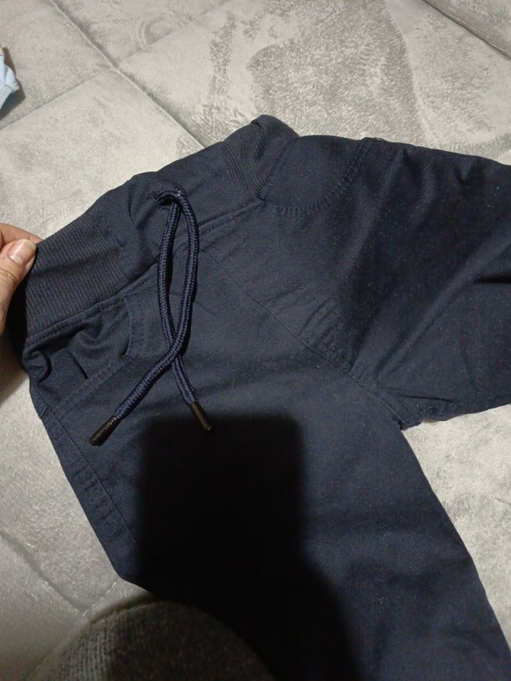 Lacivert Çocuk Kot Pantolon - Görsel 4