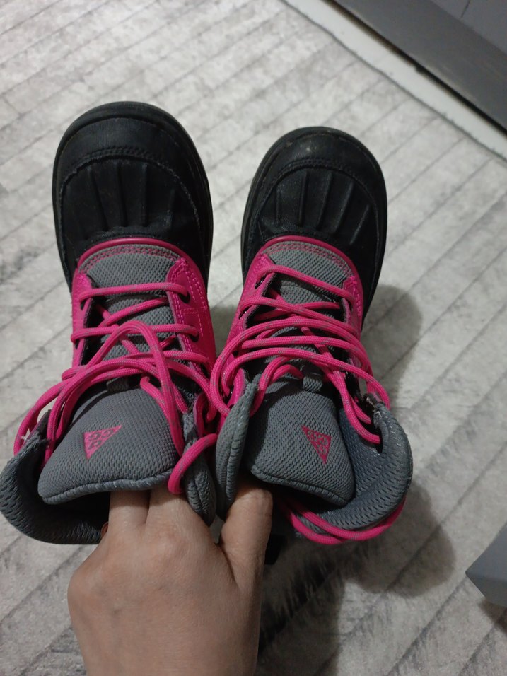 Kız Çocuk Pembe Kauçuk Botlar - Görsel 4