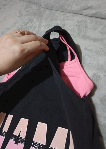 Kız Çocuk Pembe Baskılı Takım - Görsel 3