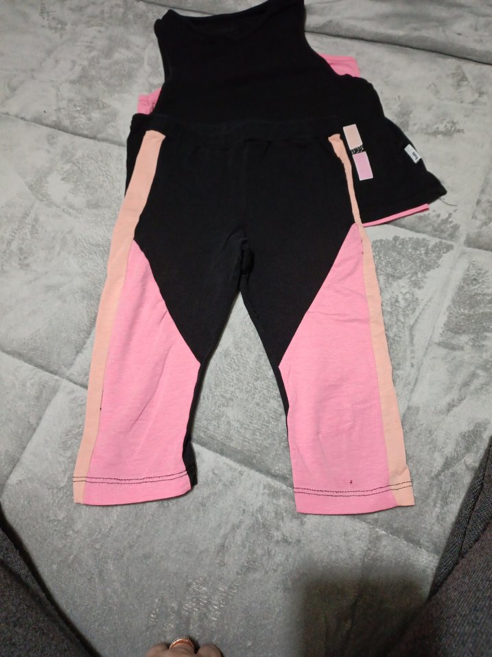 Kız Çocuk Pembe Baskılı Takım - Görsel 4