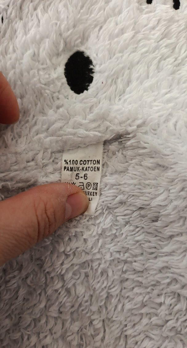 Kız Çocuk kot mont - Görsel 5