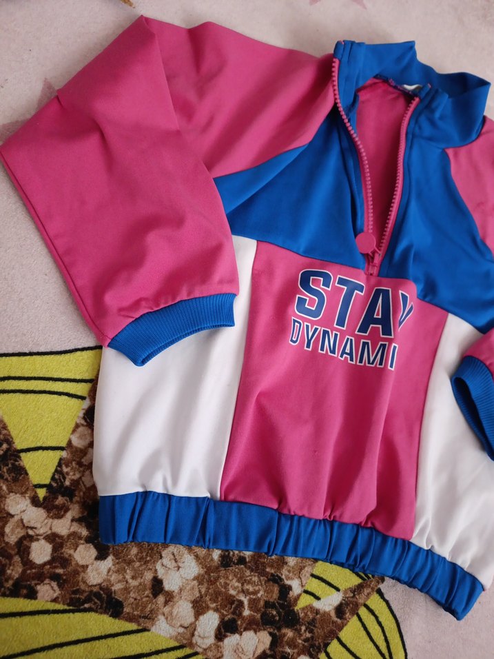 Renkli Fermuarlı Mini Sweatshirt - Görsel 2