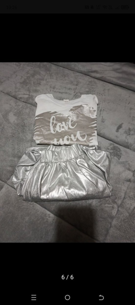 Gri Renkli Kız Çocuk Fırfırlı Etek - Görsel 5