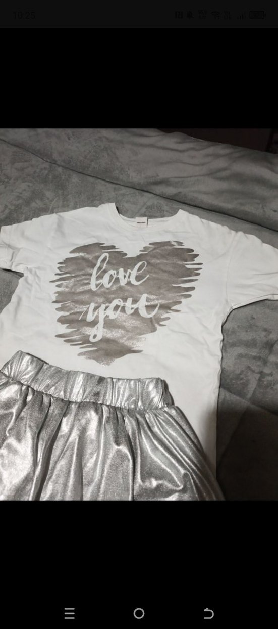 Gri Renkli Kız Çocuk Fırfırlı Etek - Görsel 2