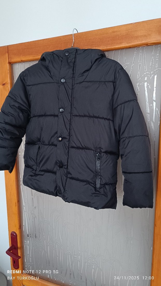 siyah kız veya erkek için kaban - Görsel 2