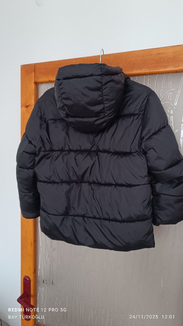 siyah kız veya erkek için kaban - Görsel 3