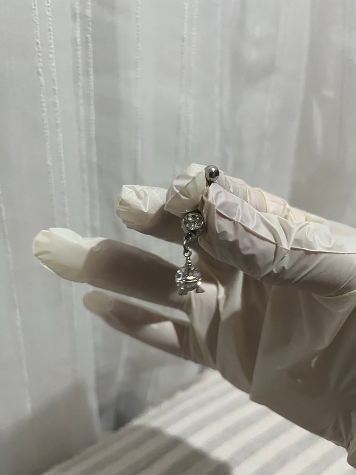 Eyfel kulesi göbek piercing - Görsel 2